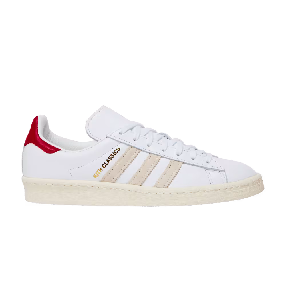 Kith x adidas Campus 80s Classics Program - White Red