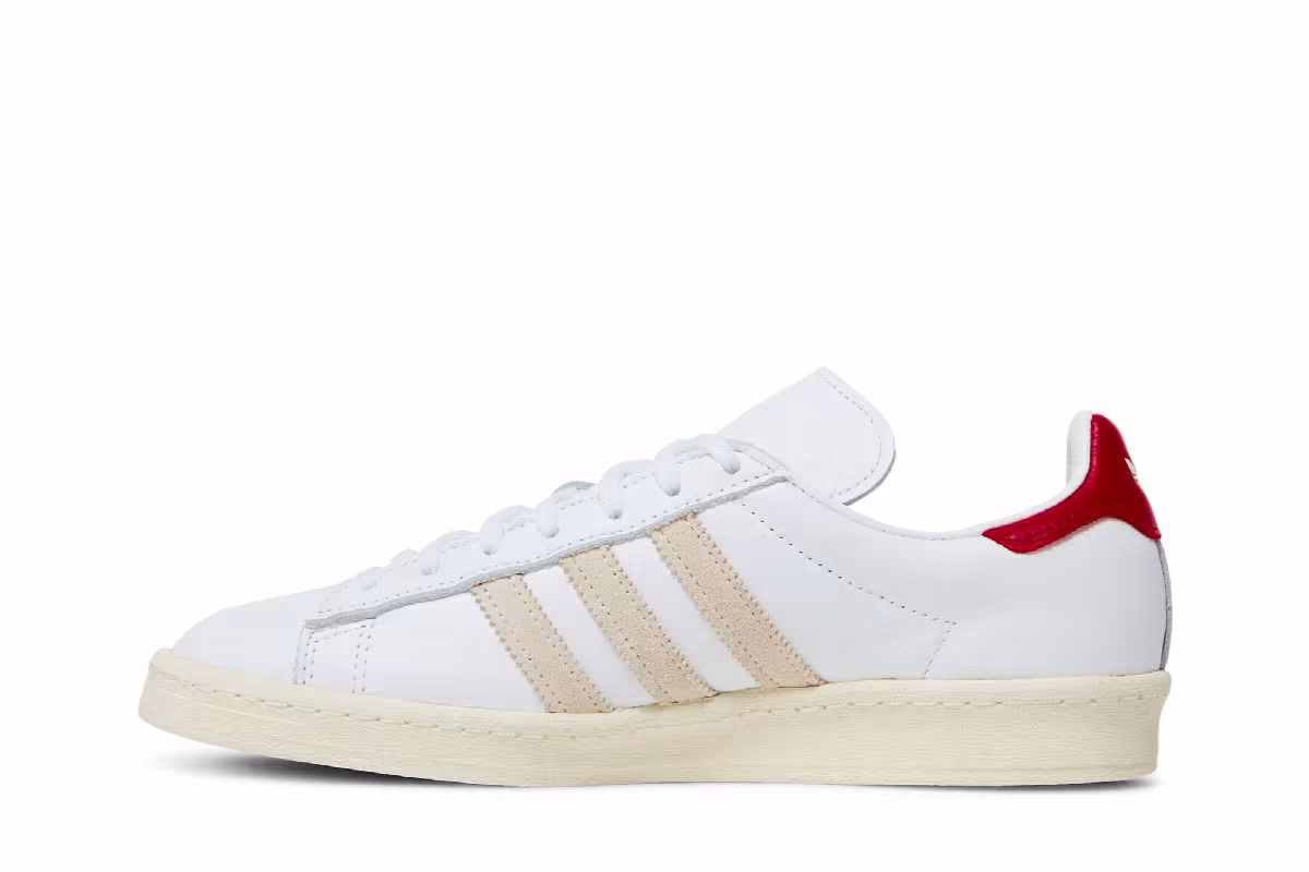 Kith x adidas Campus 80s Classics Program - White Red, view 4