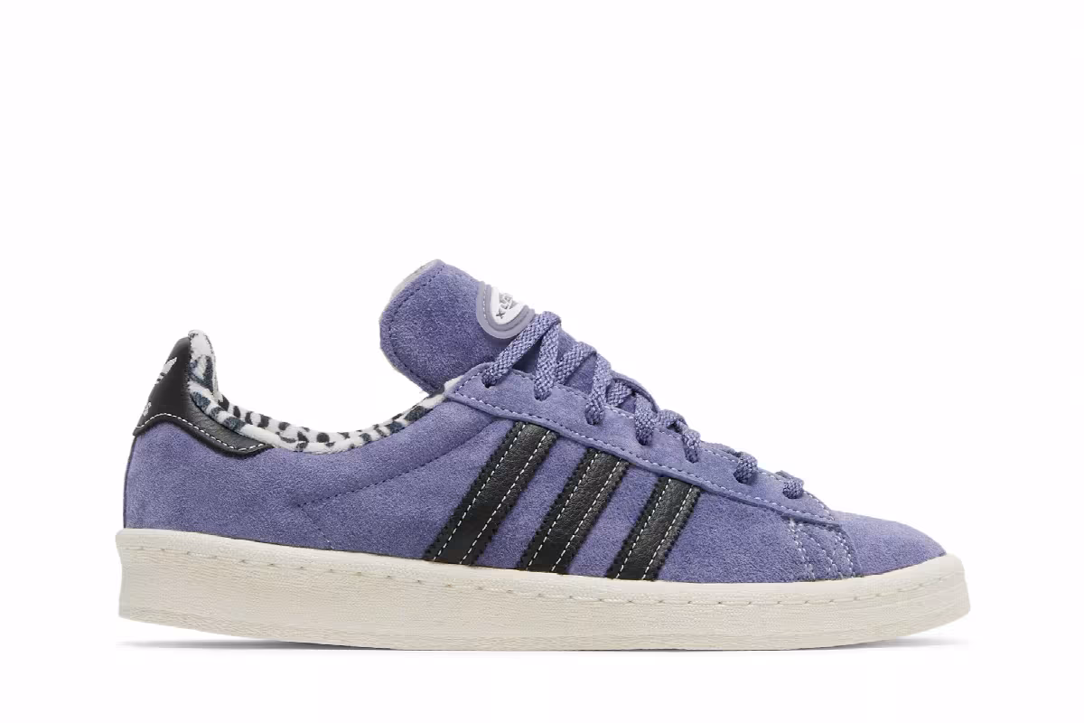 XLARGE x adidas Campus 80s Orbit Violet, view 2
