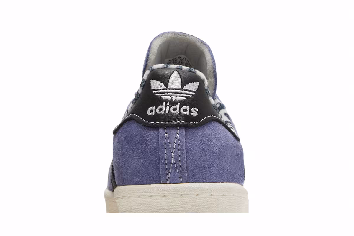 XLARGE x adidas Campus 80s Orbit Violet, view 8