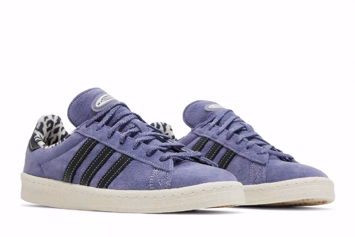 XLARGE x adidas Campus 80s Orbit Violet, view 9