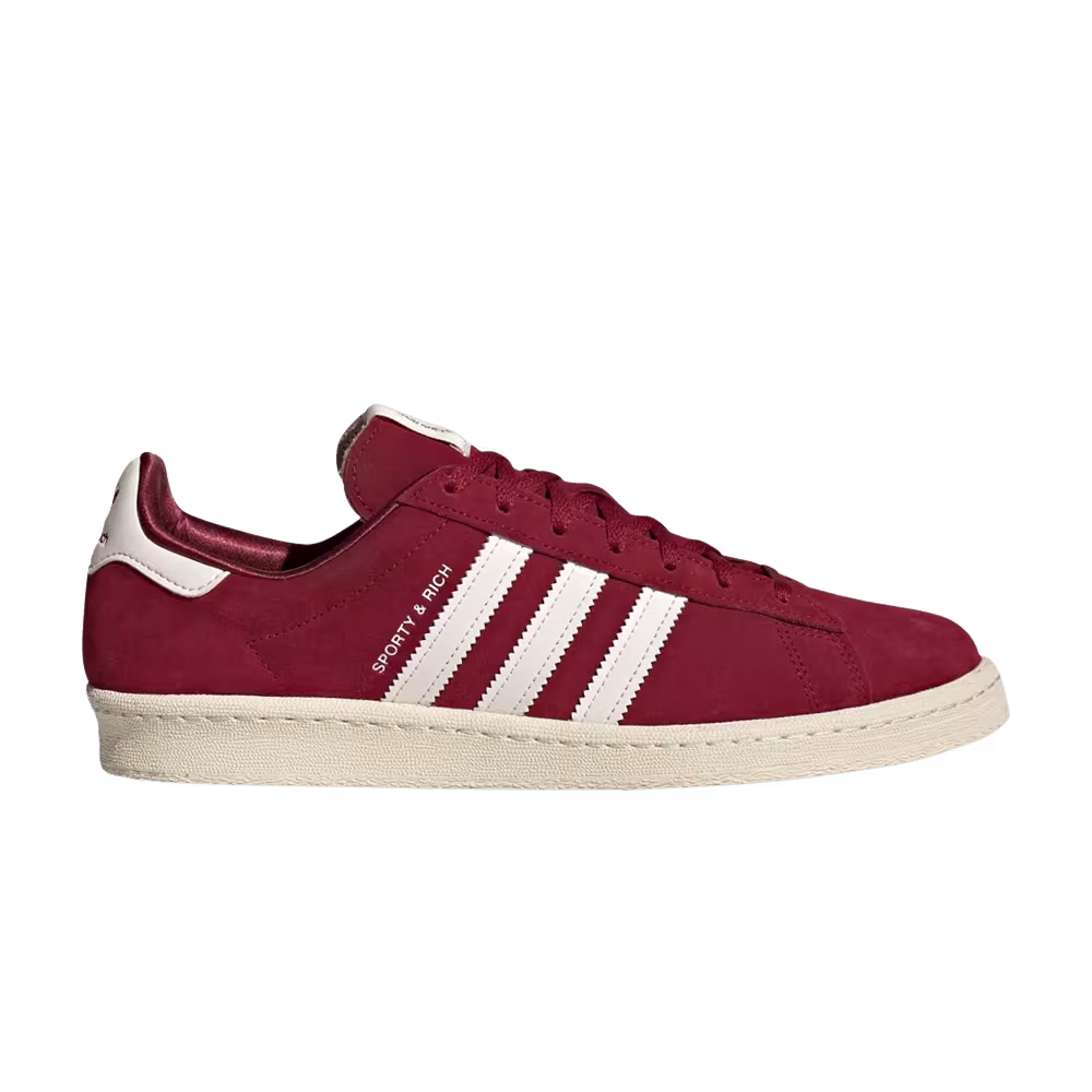 Sporty & Rich x adidas Campus 80s Collegiate Burgundy