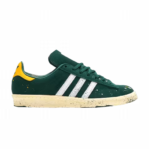 COOK x adidas Campus 80 'Paint Splatter - Dark Green'