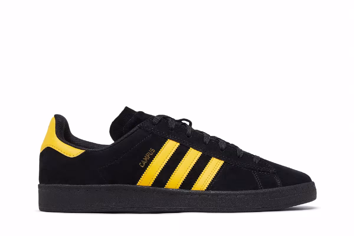 Adidas Campus ADV Black Bold Gold, view 2