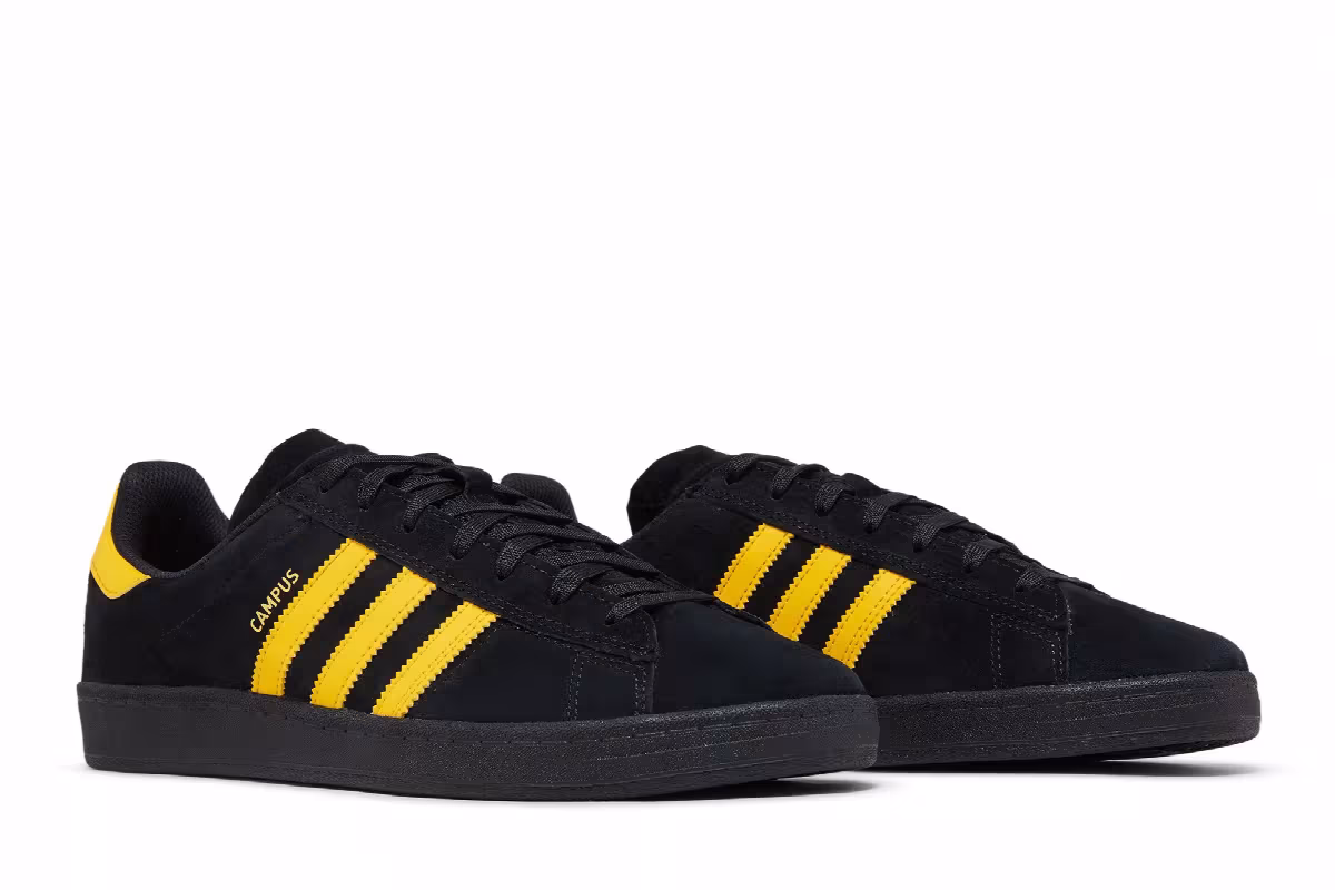 Adidas Campus ADV Black Bold Gold, view 9