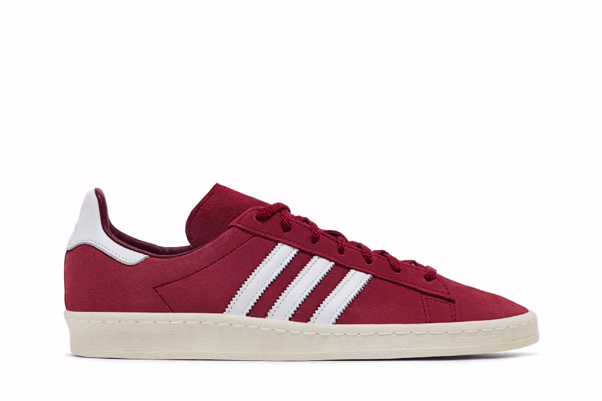 adidas Campus 80s Burgundy Off White, view 2