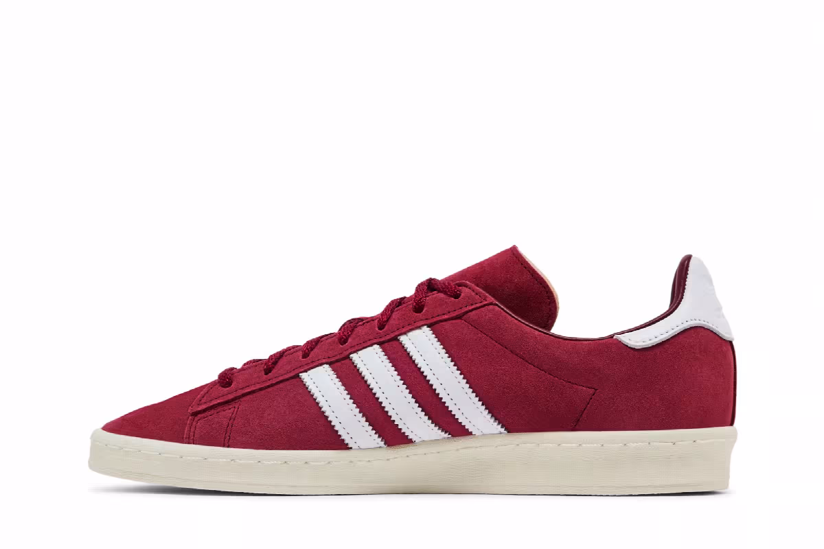 adidas Campus 80s Burgundy Off White, view 4