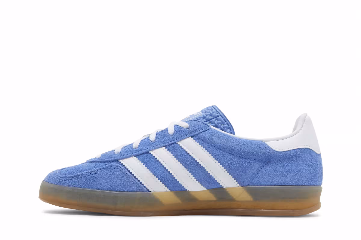 adidas Women's Gazelle Indoor Blue Fusion Gum, view 4