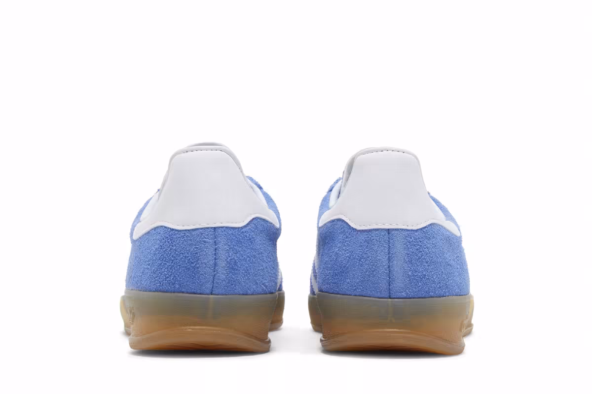 adidas Women's Gazelle Indoor Blue Fusion Gum, view 7