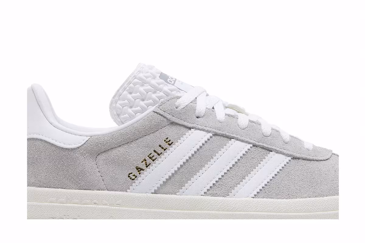 adidas Women's Gazelle Bold Grey White, view 3