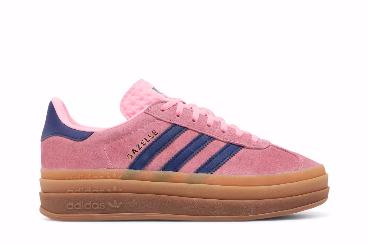 adidas Women's Gazelle Bold Pink Glow Gum, view 2
