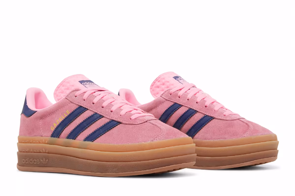 adidas Women's Gazelle Bold Pink Glow Gum, view 9