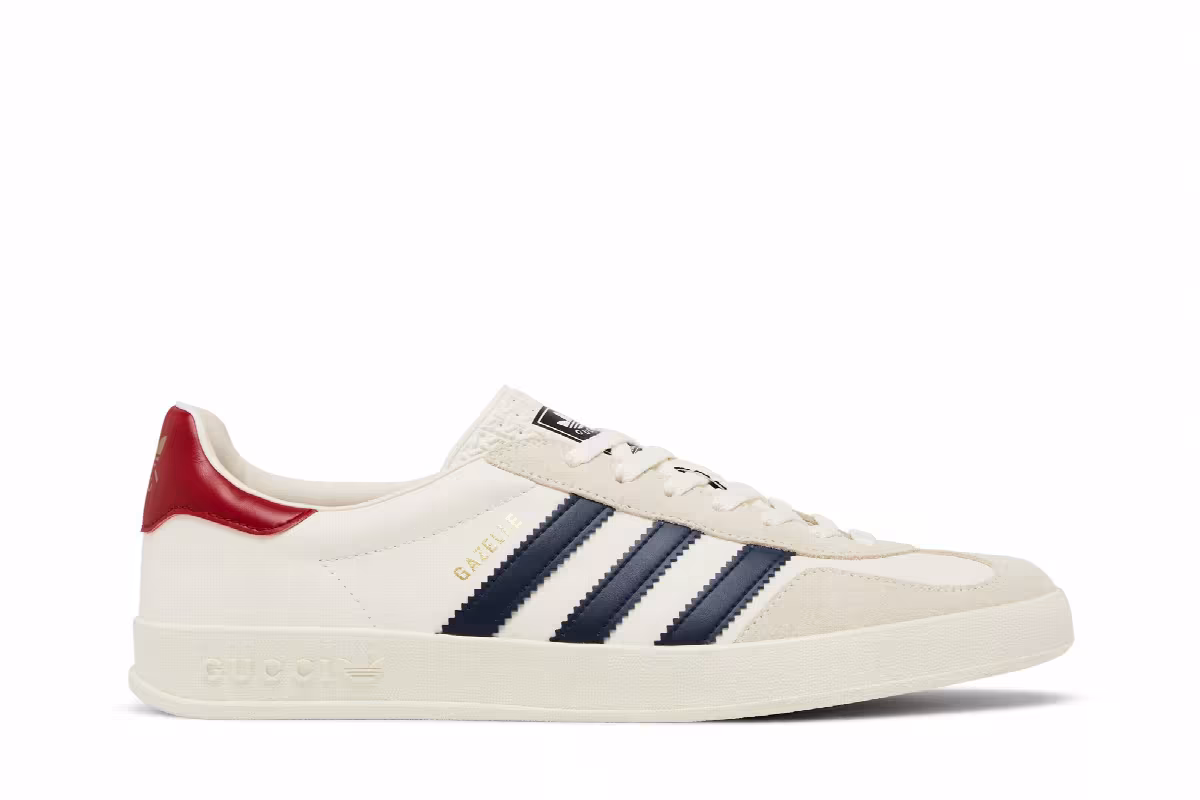 Gucci x adidas Gazelle White, view 2