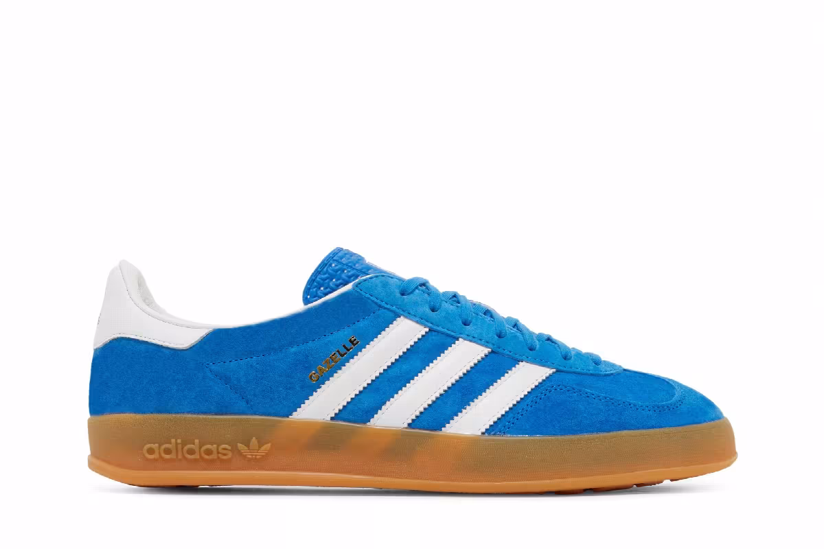 adidas Gazelle Indoor Blue Bird Gum, view 2