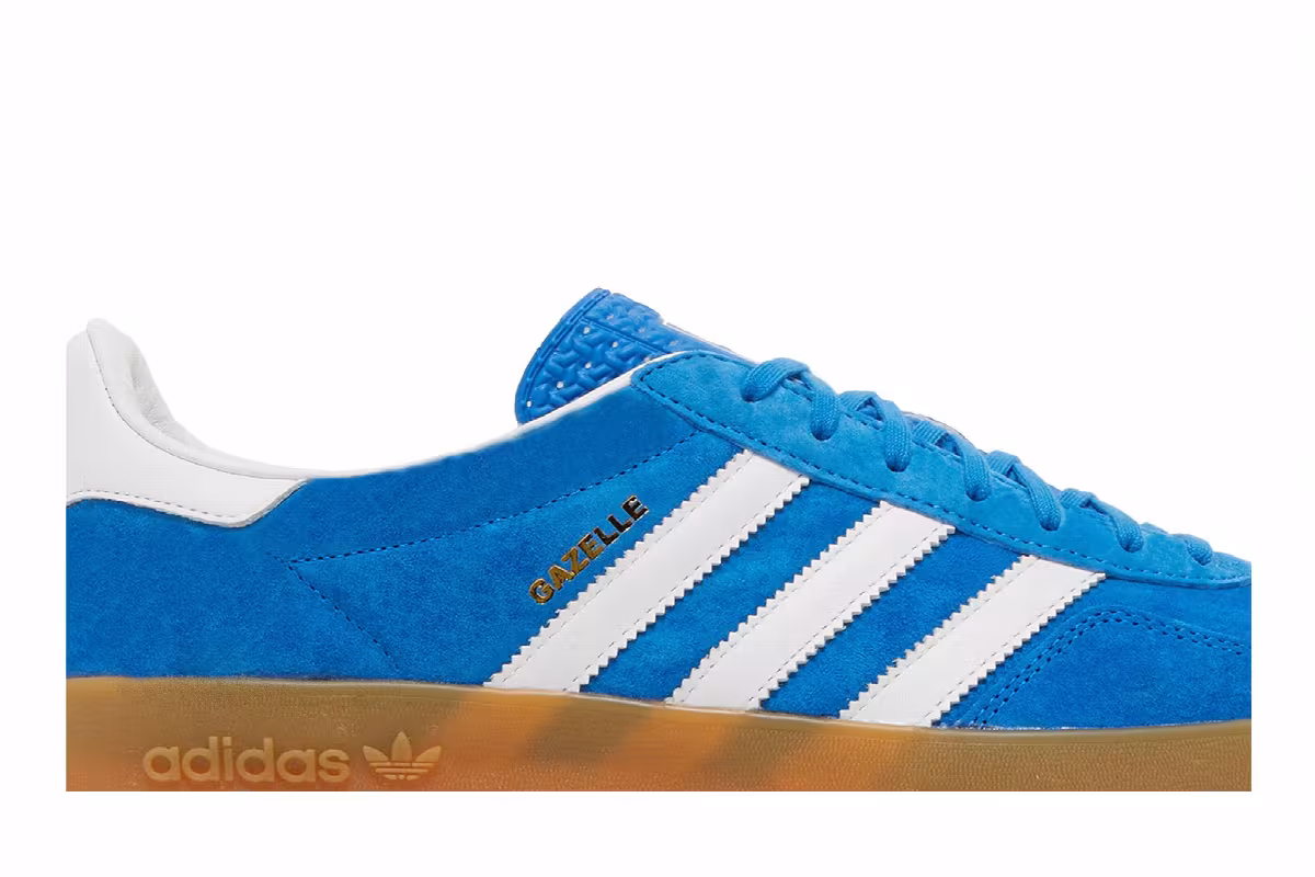 adidas Gazelle Indoor Blue Bird Gum, view 3