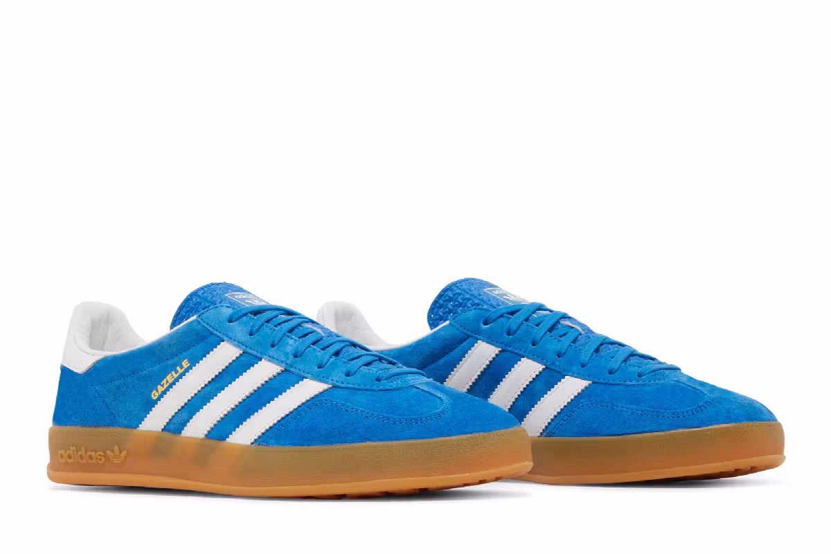 adidas Gazelle Indoor Blue Bird Gum, view 9