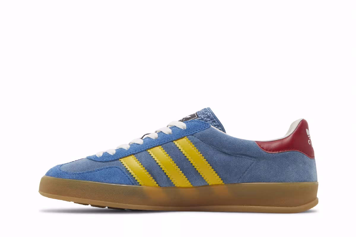 Gucci x adidas Gazelle Light Blue Suede, view 4