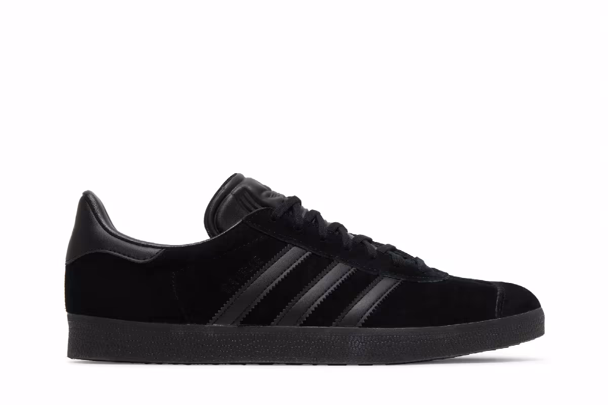 adidas Gazelle Triple Black, view 2
