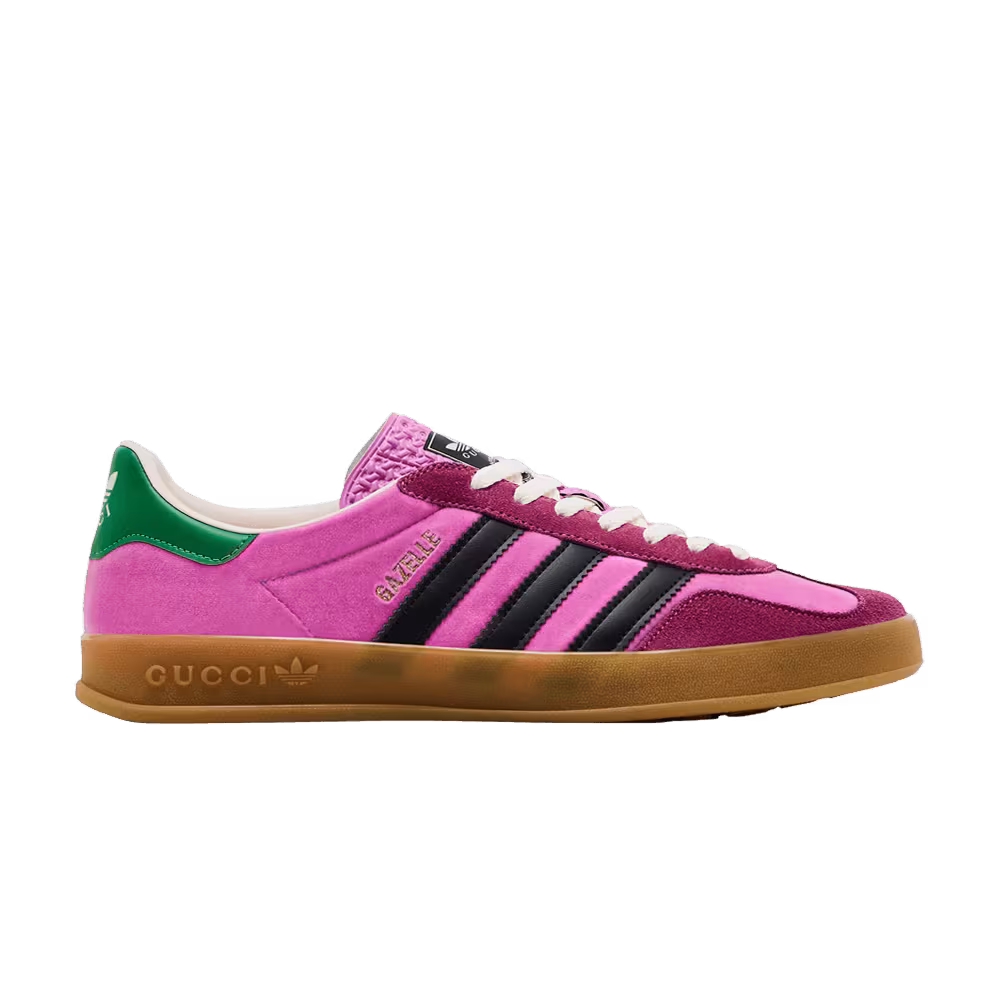 Gucci x adidas Women's Gazelle Pink Velvet