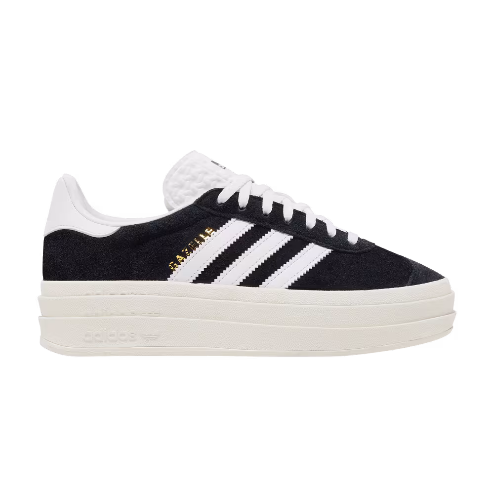 adidas Women's Gazelle Bold Black White