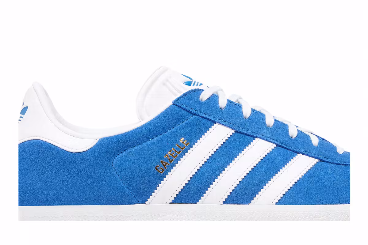 adidas Gazelle Blue White, view 3