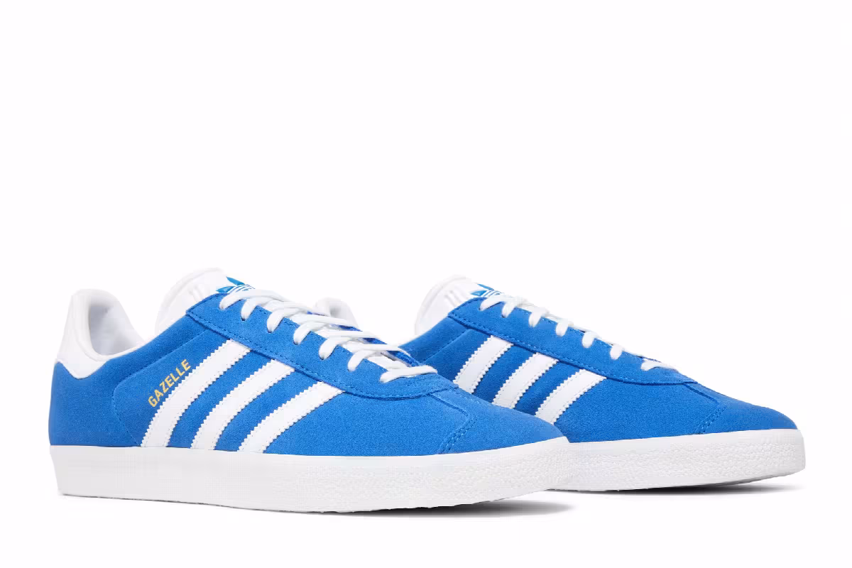 adidas Gazelle Blue White, view 9