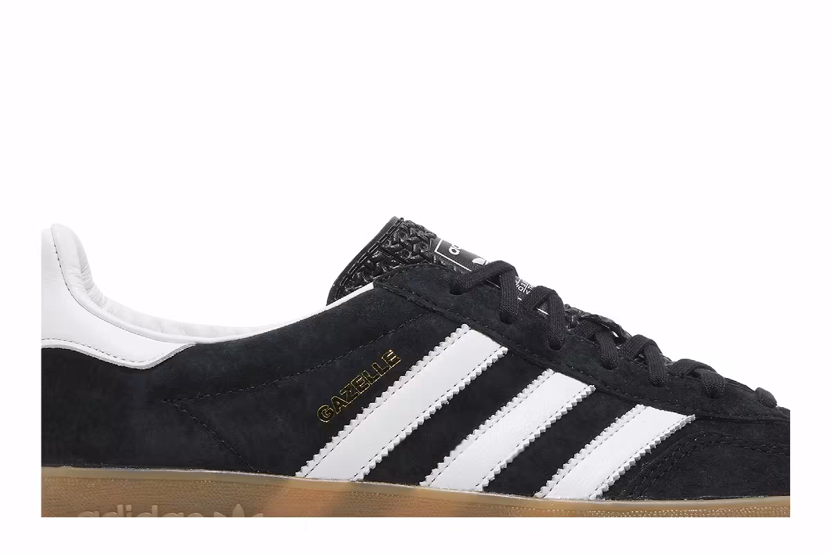 adidas Gazelle Indoor Black White Gum, view 3