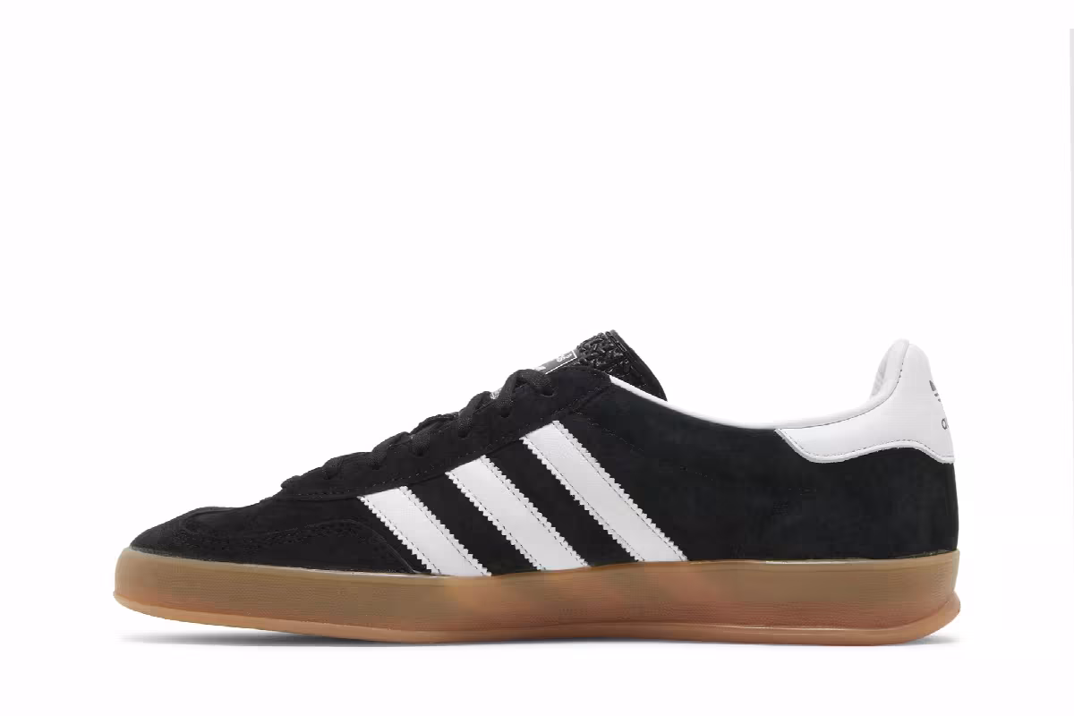 adidas Gazelle Indoor Black White Gum, view 4
