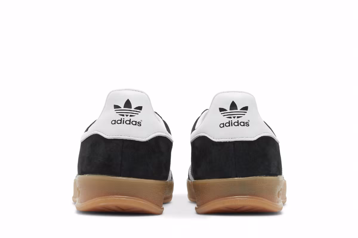 adidas Gazelle Indoor Black White Gum, view 7