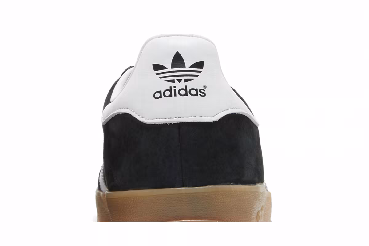 adidas Gazelle Indoor Black White Gum, view 8