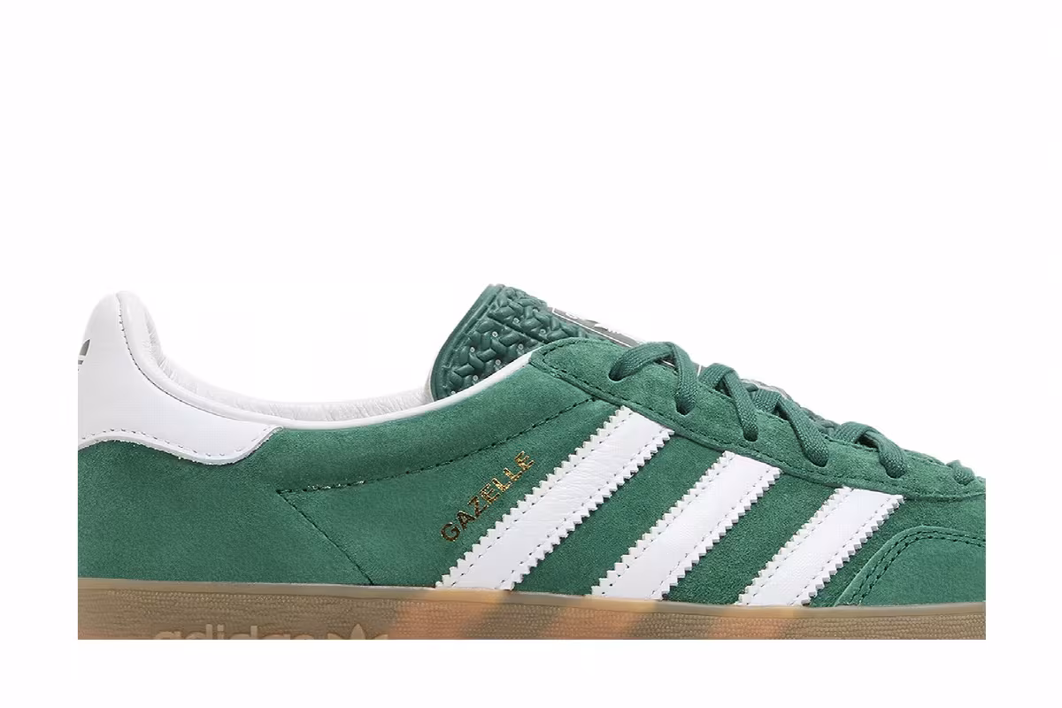 adidas Gazelle Indoor Collegiate Green Gum, view 3