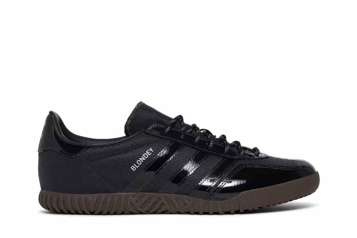 Blondey McCoy x adidas Gazelle Indoor Grey Gum, view 2