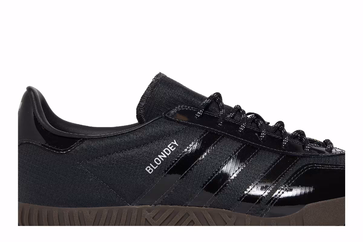 Blondey McCoy x adidas Gazelle Indoor Grey Gum, view 3