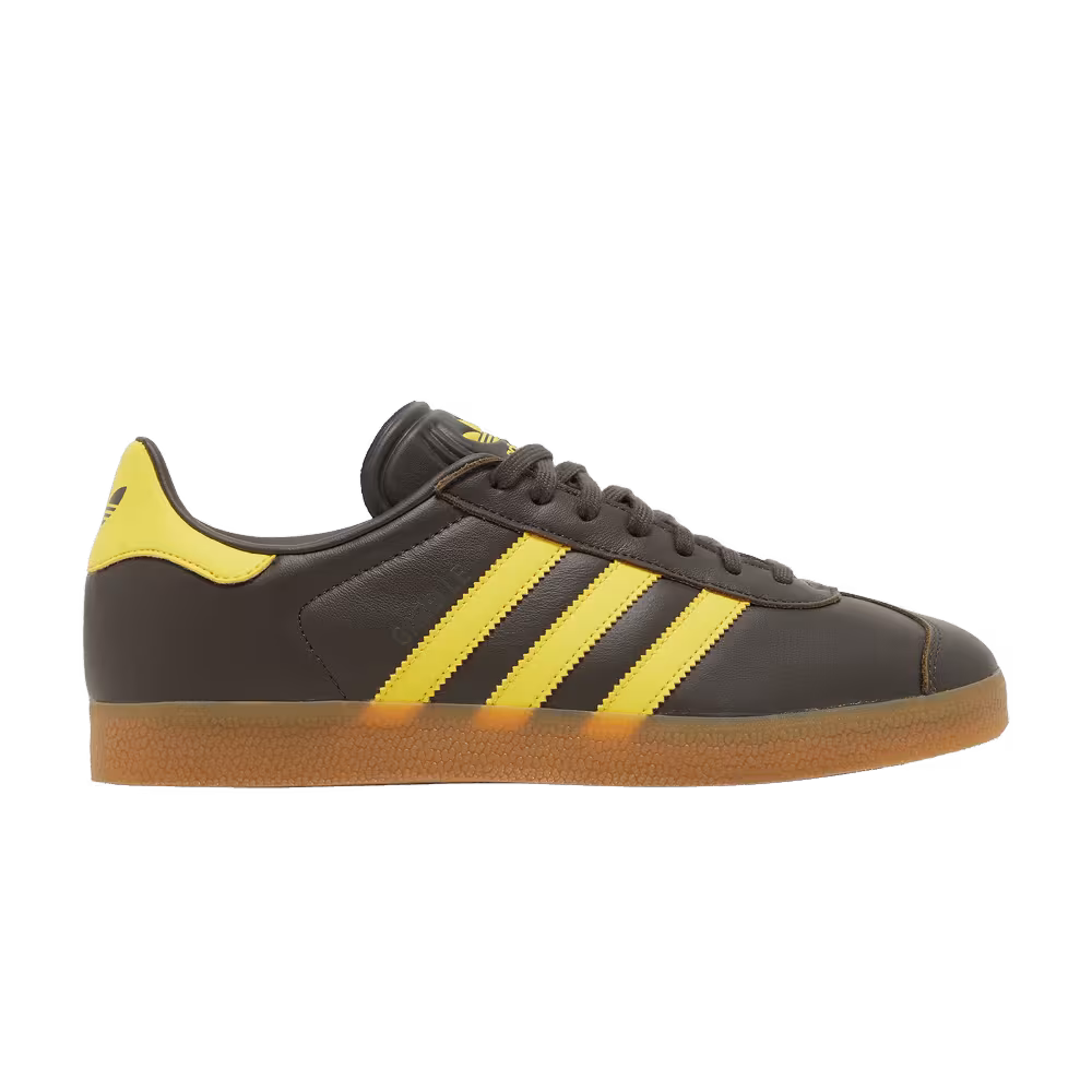 adidas Gazelle Shadow Olive Impact Yellow