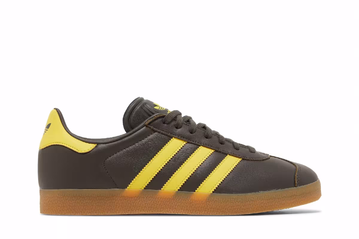 adidas Gazelle Shadow Olive Impact Yellow, view 2