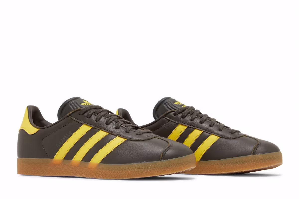adidas Gazelle Shadow Olive Impact Yellow, view 9