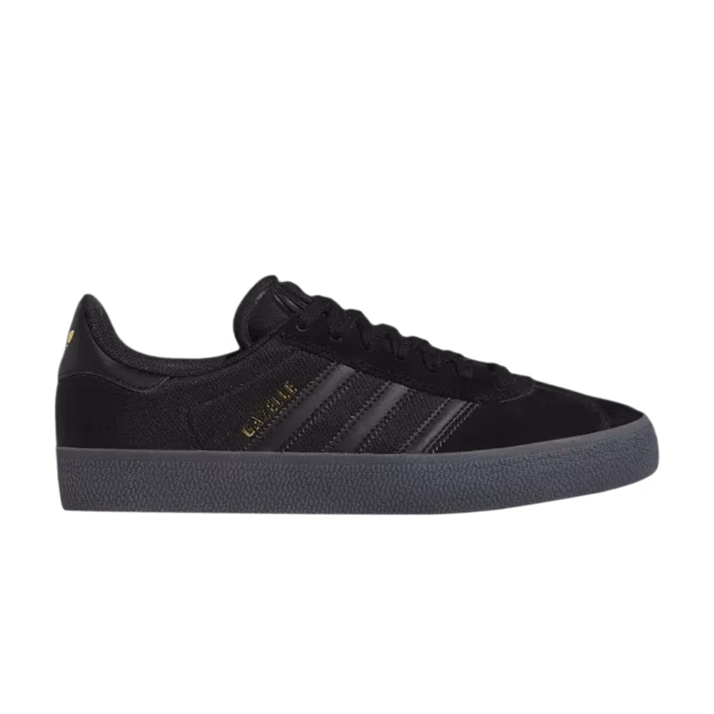 Adidas Gazelle ADV Black Gold Metallic