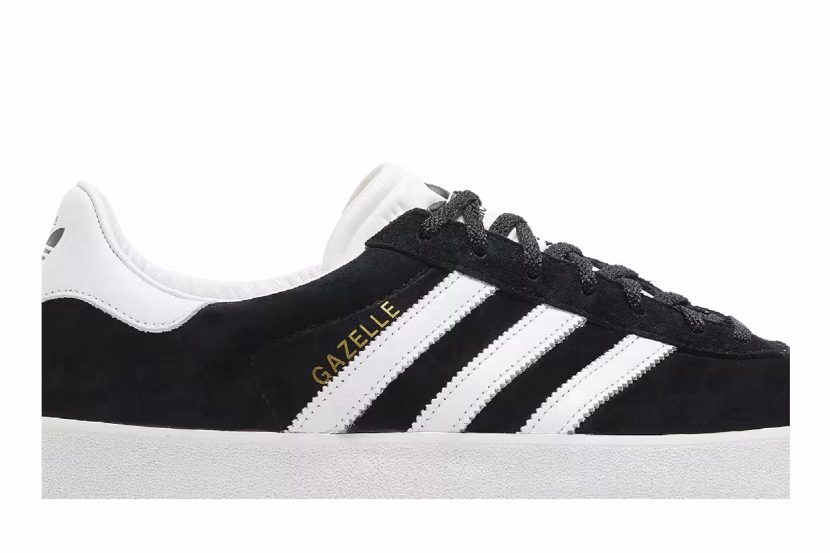 adidas Gazelle 85 Black White, view 3