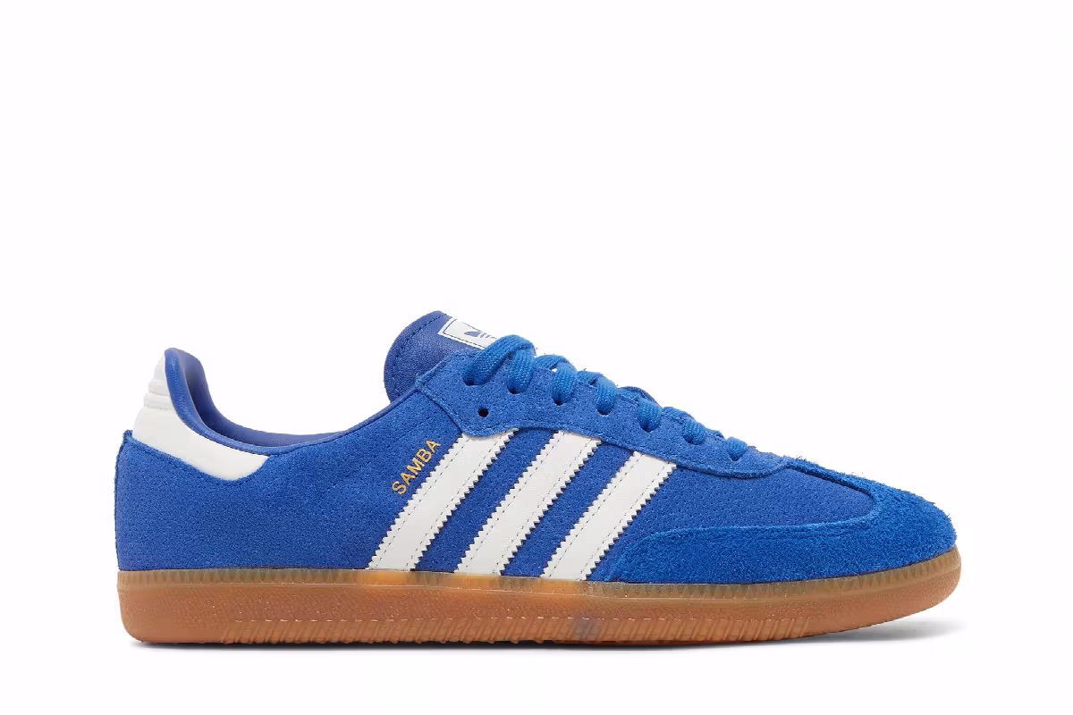 adidas Samba OG Royal Blue Gum, view 2
