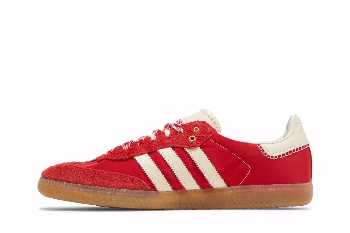 Wales Bonner x adidas Samba Scarlet, view 4