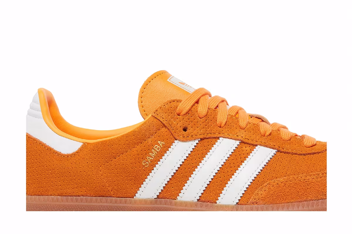 adidas Samba OG Orange Rush Gum, view 3