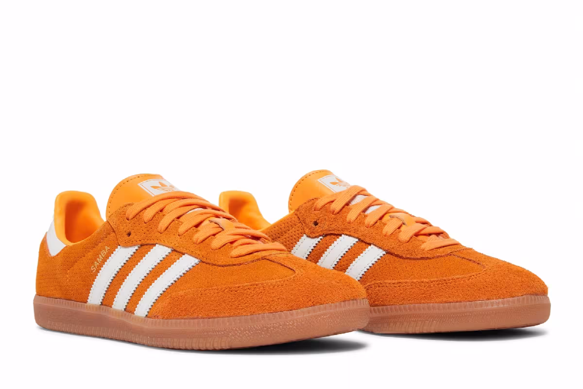 adidas Samba OG Orange Rush Gum, view 9