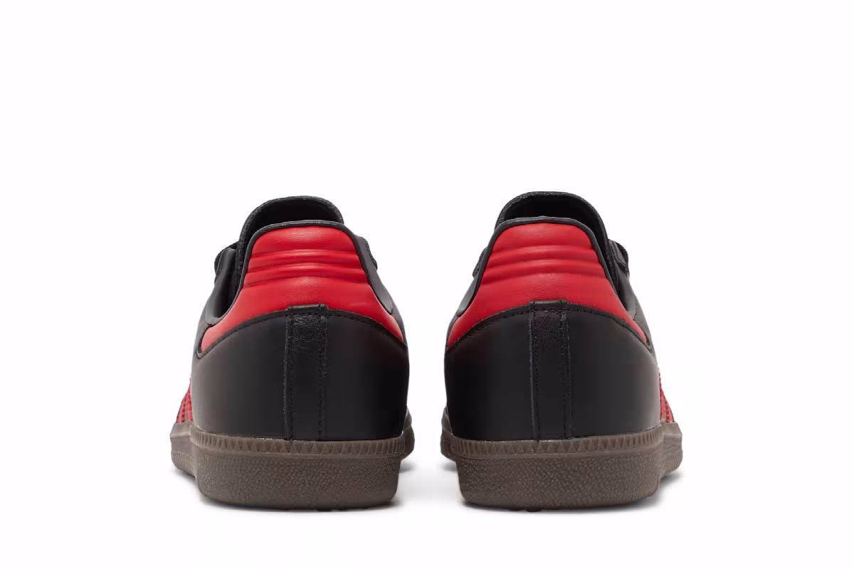 Manchester United x adidas Samba Team Black Real Red, view 7