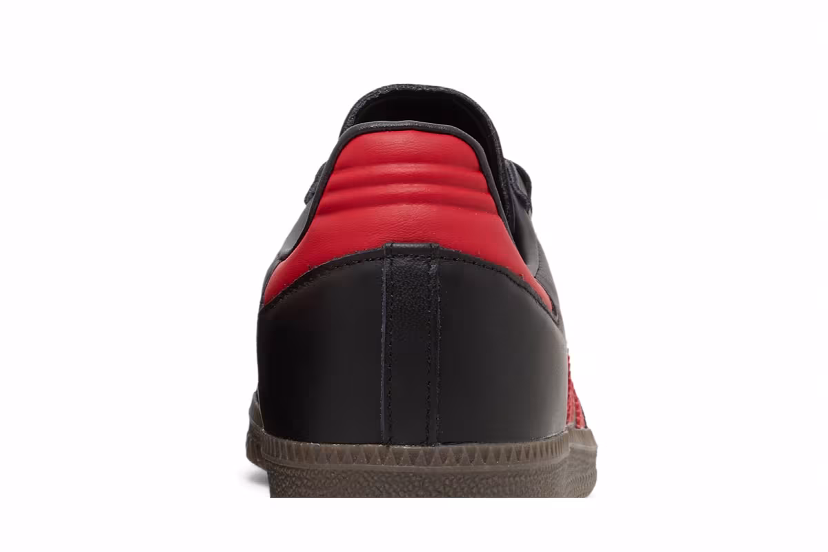 Manchester United x adidas Samba Team Black Real Red, view 8