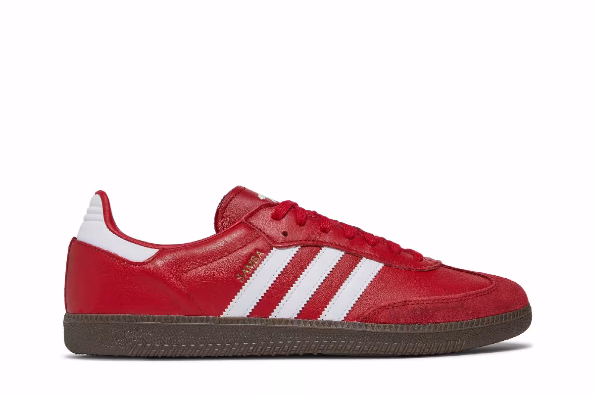 Arsenal FC x adidas Samba Team Power Red, view 2