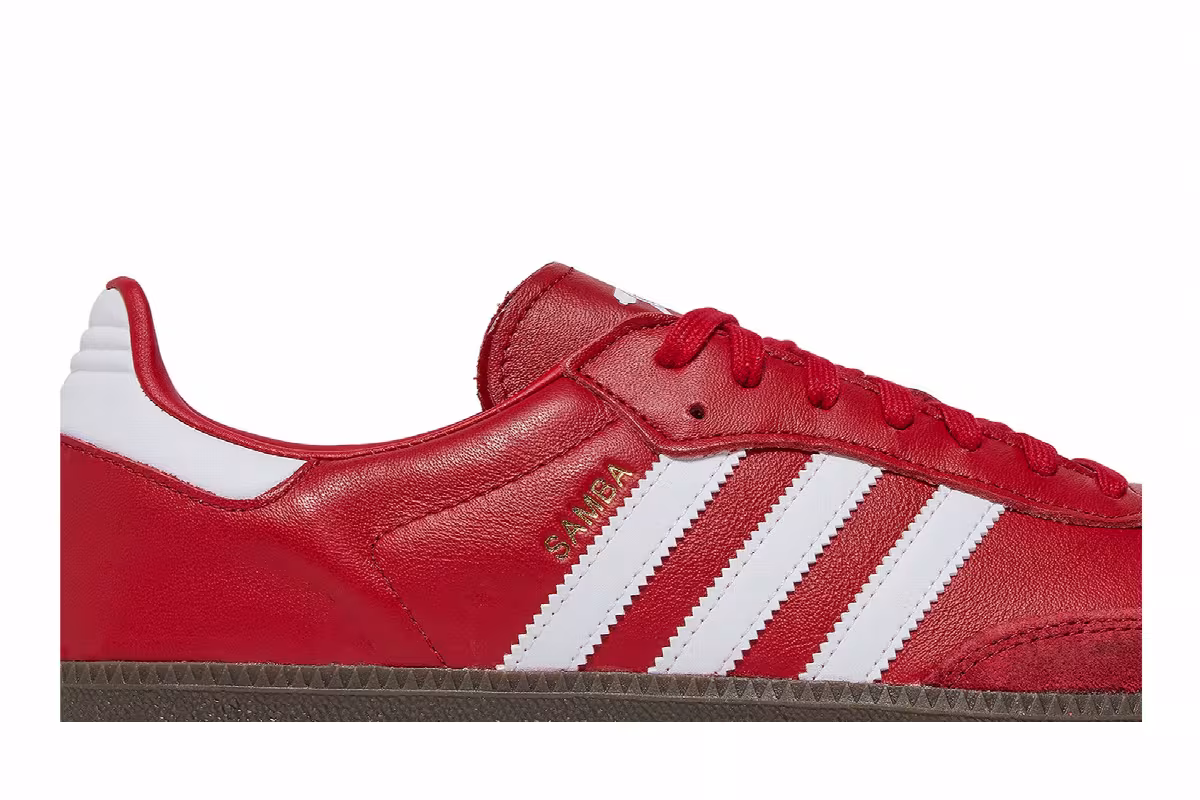Arsenal FC x adidas Samba Team Power Red, view 3