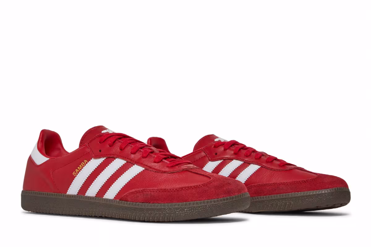 Arsenal FC x adidas Samba Team Power Red, view 9