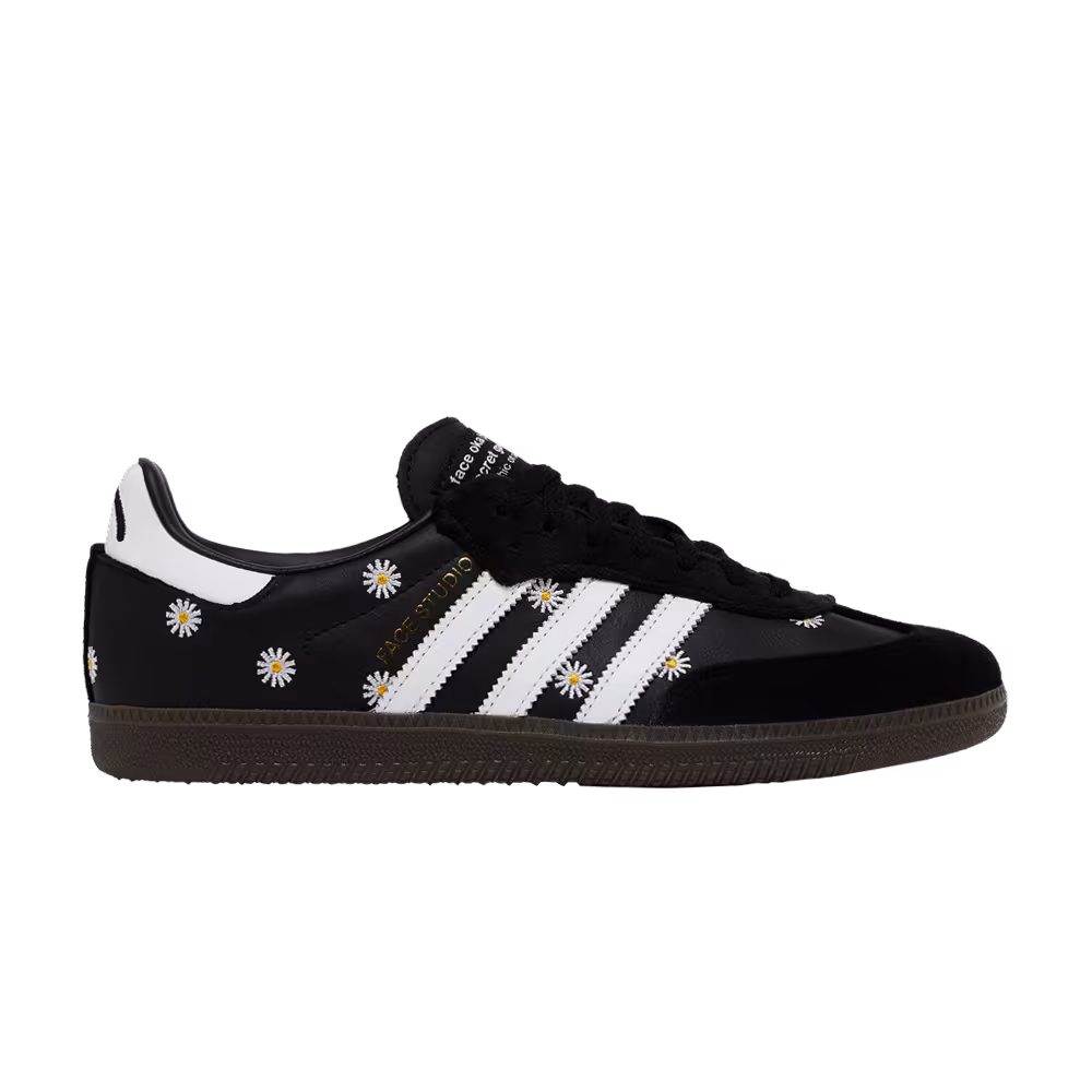 atmos x FACE x adidas Samba OG Embroidered Daisies