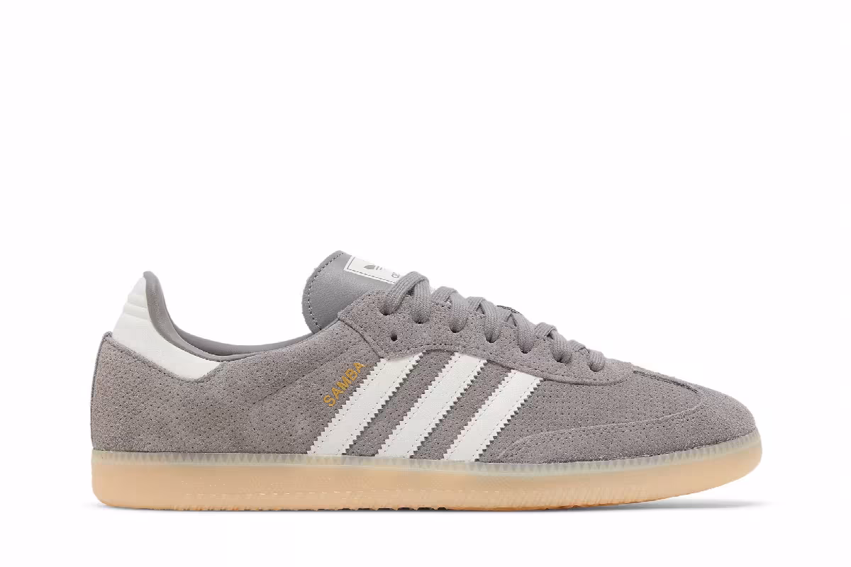 adidas Samba OG Grey Bliss Orange, view 2