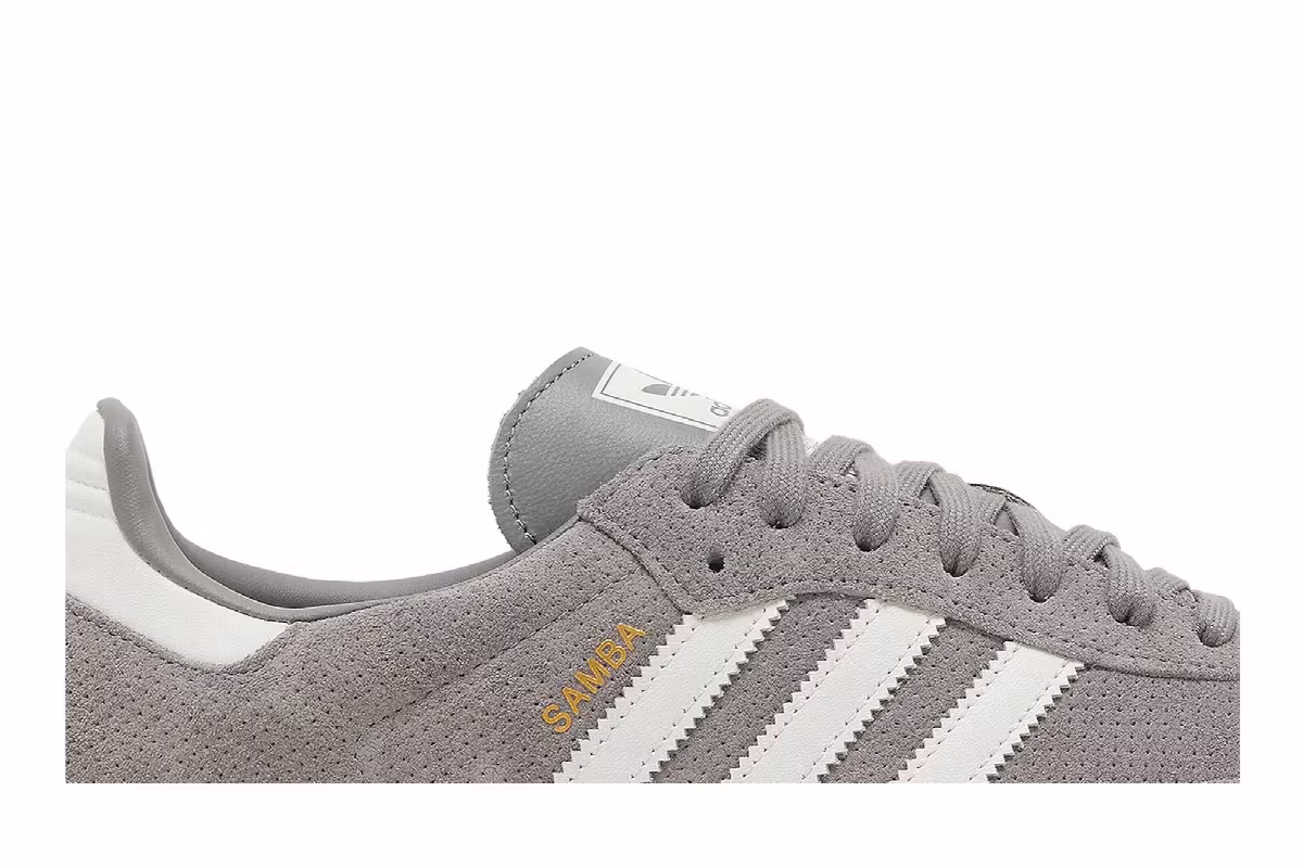 adidas Samba OG Grey Bliss Orange, view 3